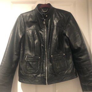 Leather Motto Jacket